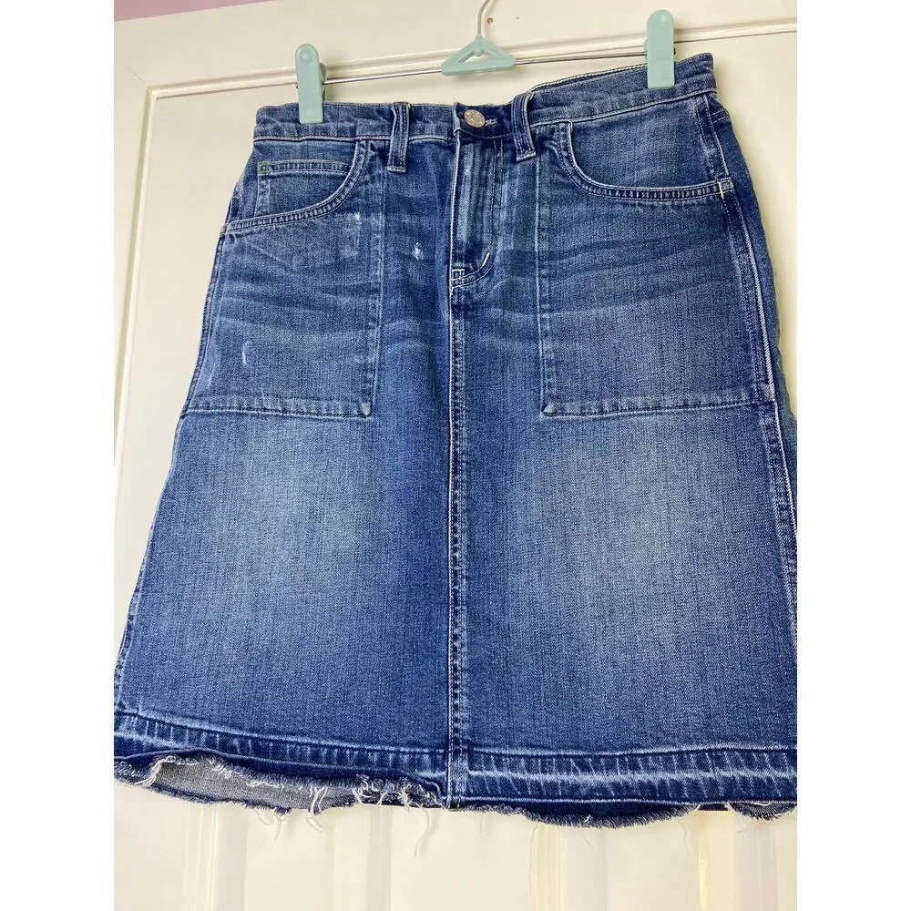 Madewell jean skirt